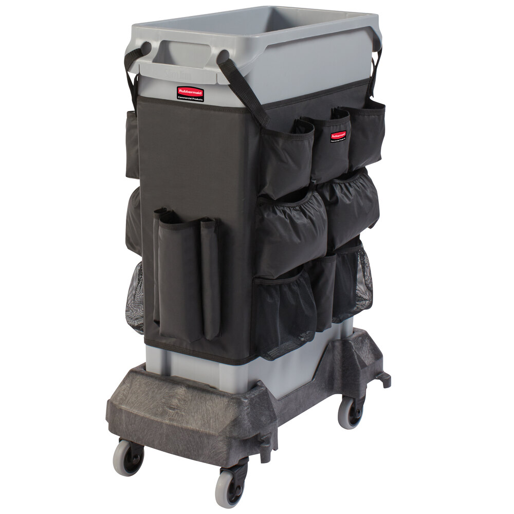 Rubbermaid 2032939 Slim Jim Black Vinyl Caddy Bag for 16 and 23 Gallon
