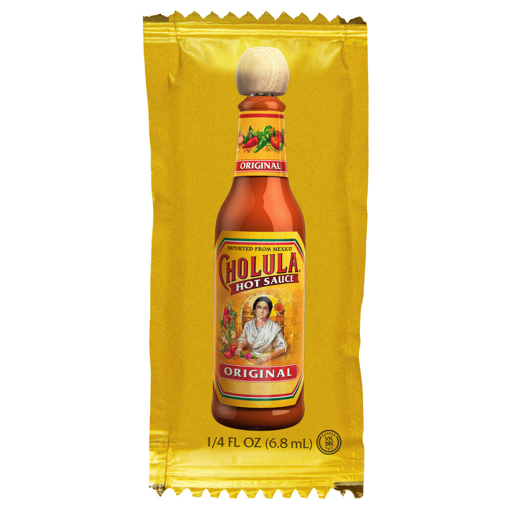 Cholula 0.25 oz. Original Hot Sauce Portion Packet 200/Case