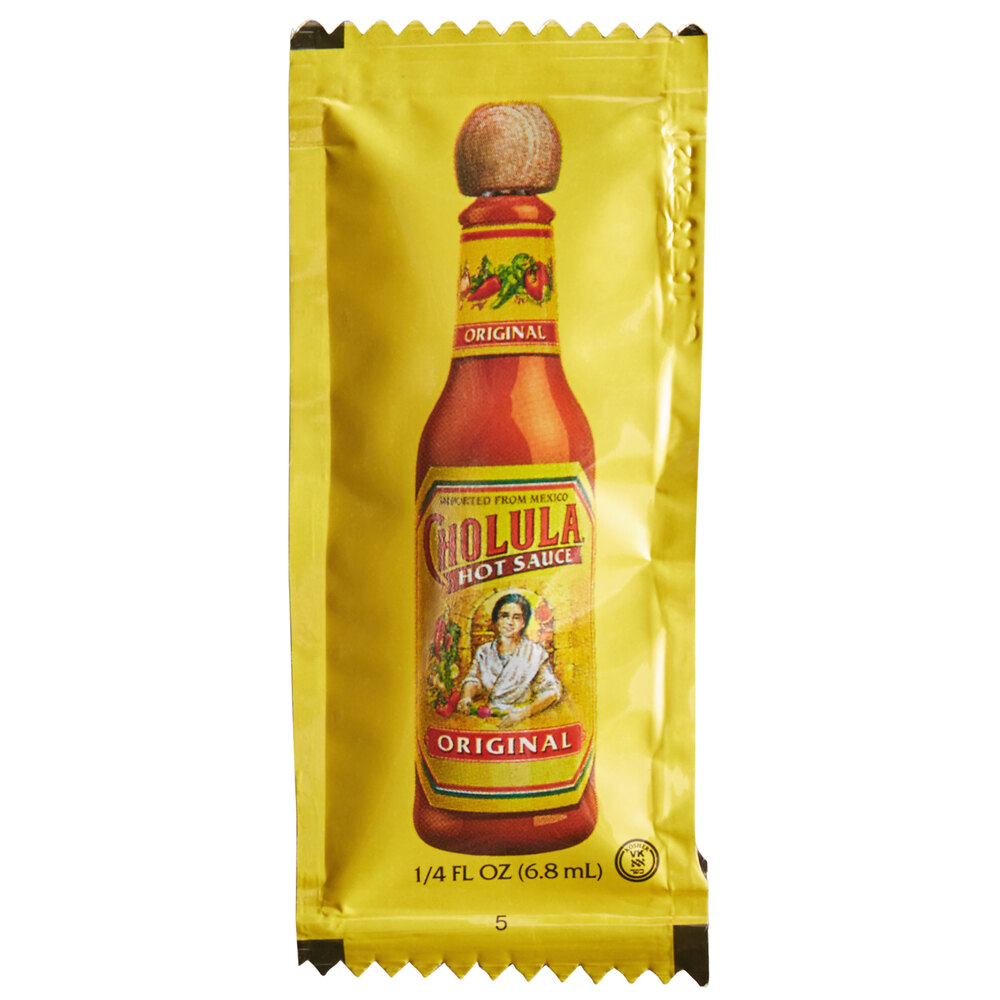 Cholula 0.25 oz. Original Hot Sauce Portion Packet 200/Case
