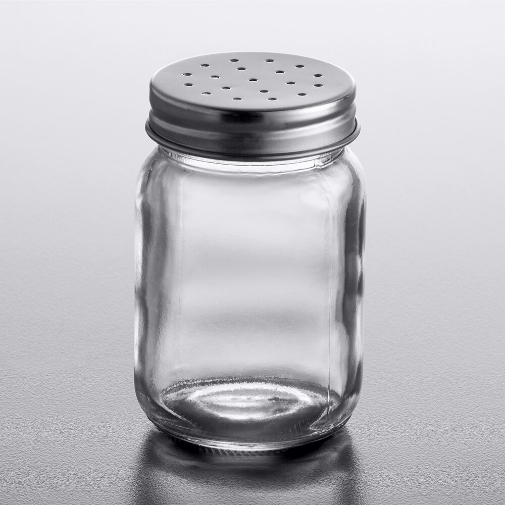 Spice Small Midget CFJ Mason  Jar Parmesan Cheese Coarse Salt or Pepper Shaker 