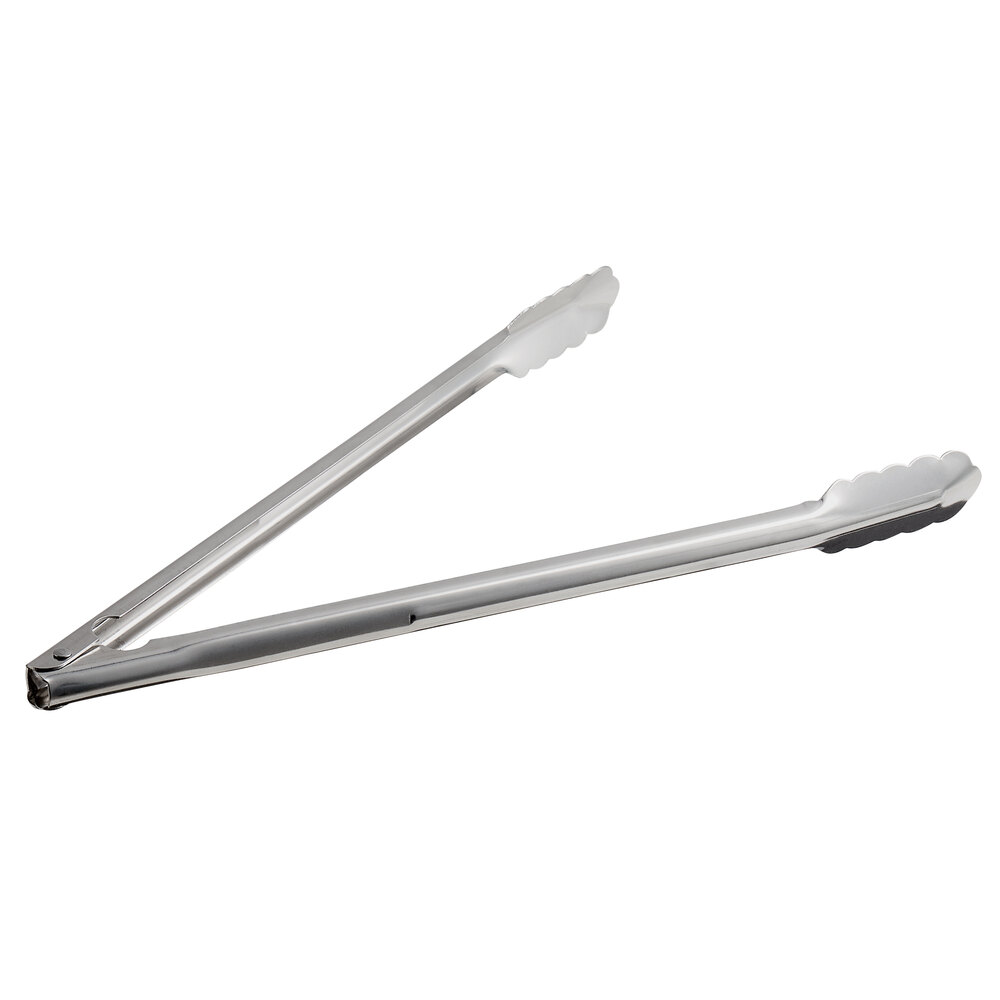 16" Extra HeavyDuty Stainless Steel Utility Tongs