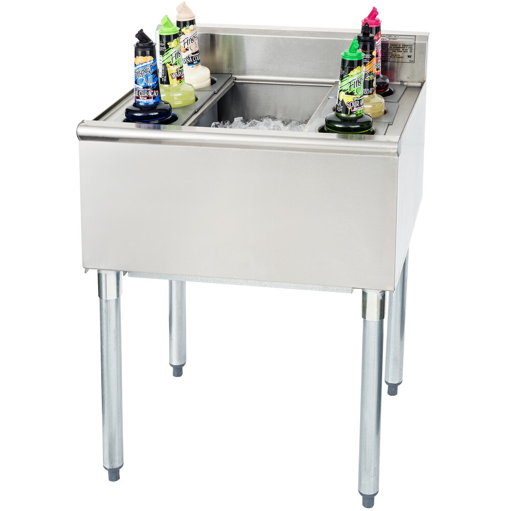 Eagle Group B2CT187 24" Underbar Ice Bin/Cocktail Unit with 7 Circuit
