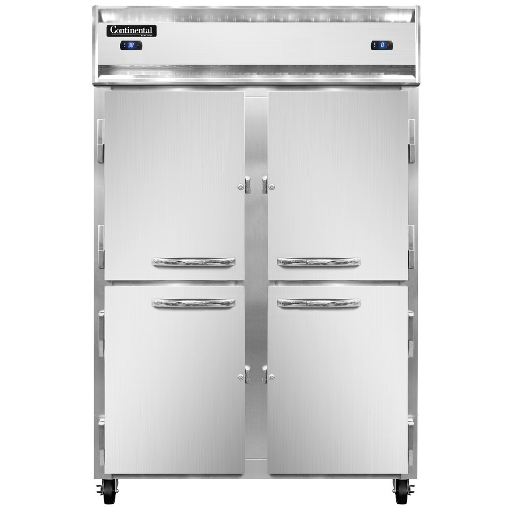 Continental Refrigerator 2RSESNSSHD 36" Half Door Shallow Depth