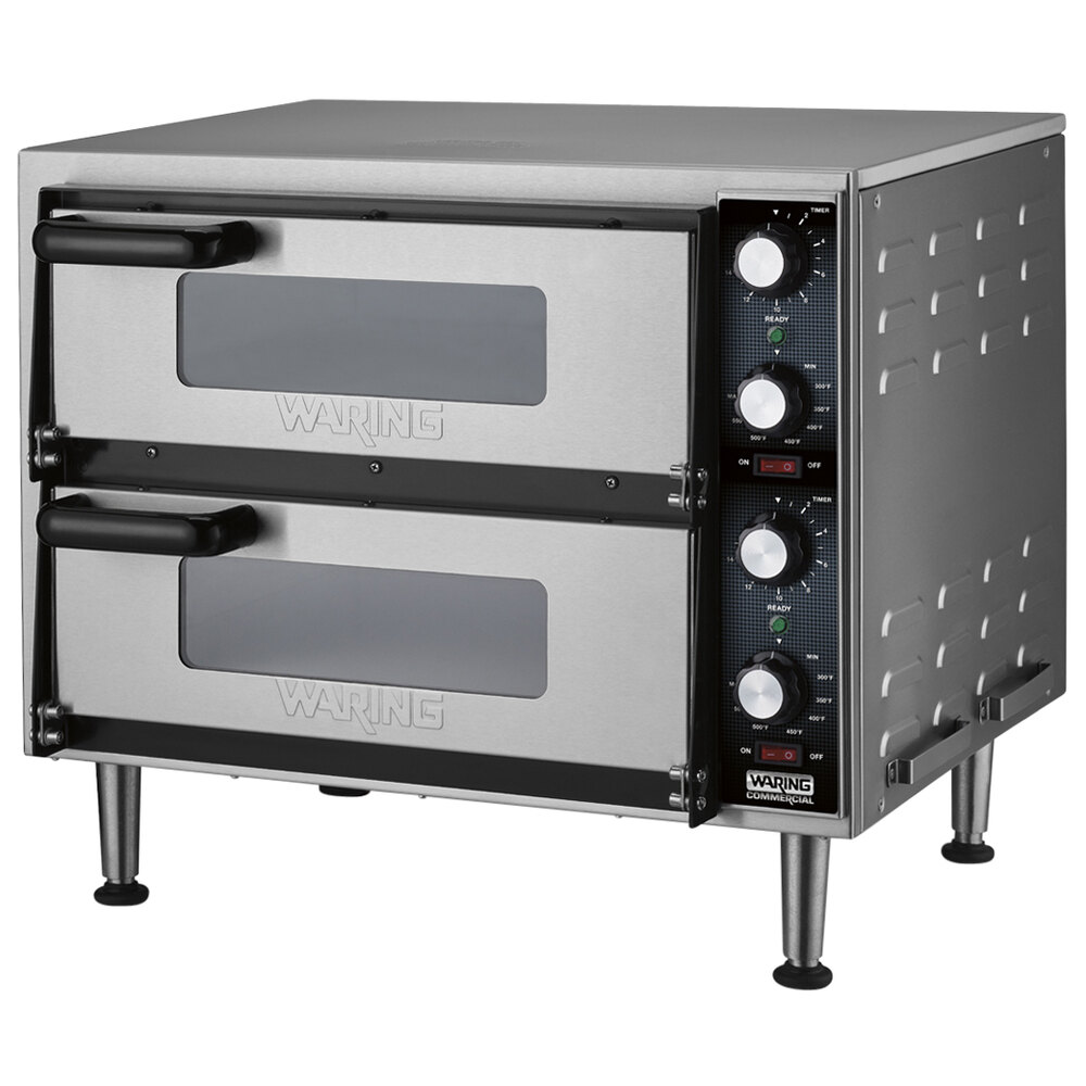 Waring WPO350 Countertop Double Pizza / Snack Oven 240V, 3500W