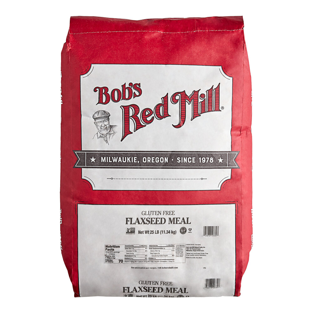 Bob's Red Mill 25 lb. Gluten-Free Ground Flaxseed Meal