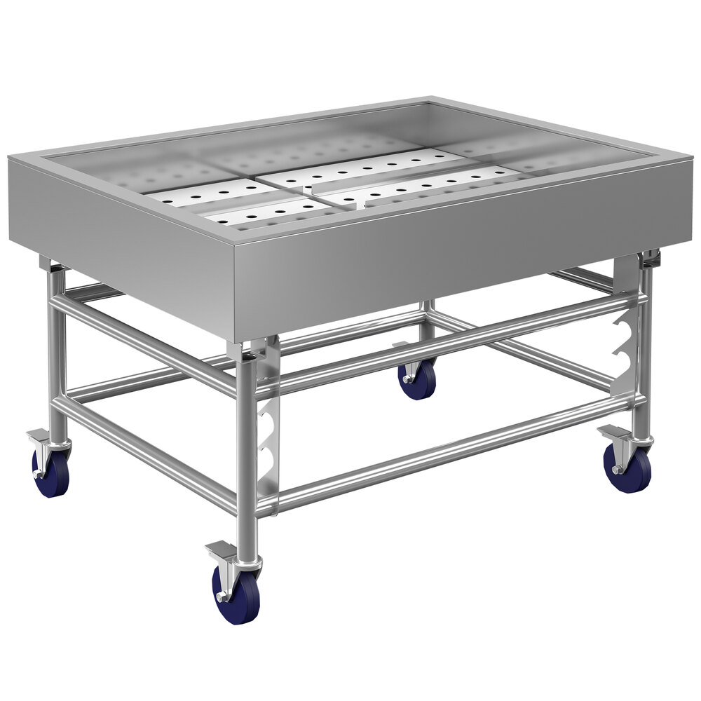 Winholt SSMIT3648MLC 48" Stainless Steel Insulated Cold Food Display Table