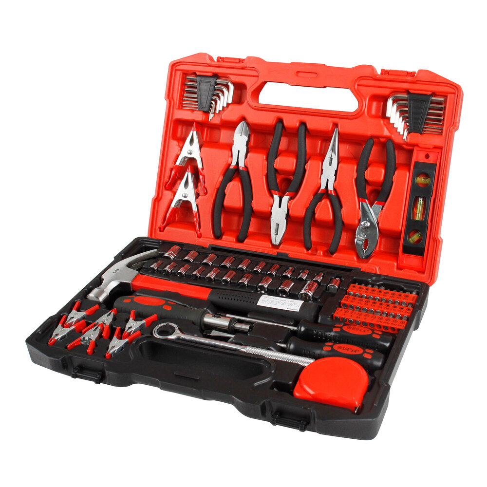 Olympia Tools 80789 90 Piece Tool Set with Folding Plastic Case