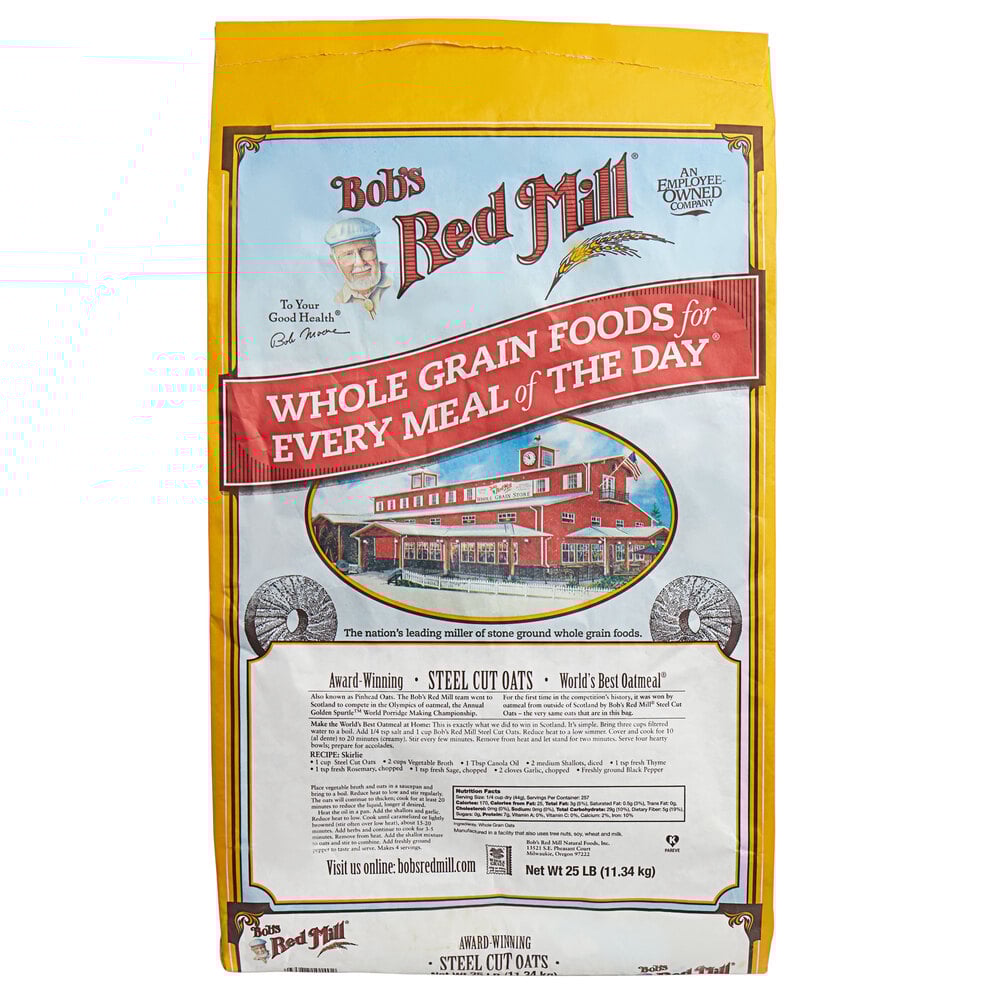 Bob's Red Mill Steel Cut Oats (25 lb.) staurantStore