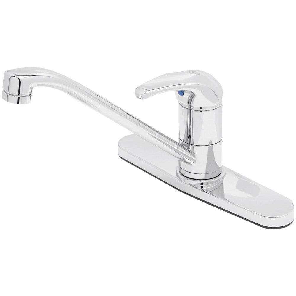 T&S B2731 Deck Mounted Single Lever Mixing Faucet with 9 3/16" Swivel