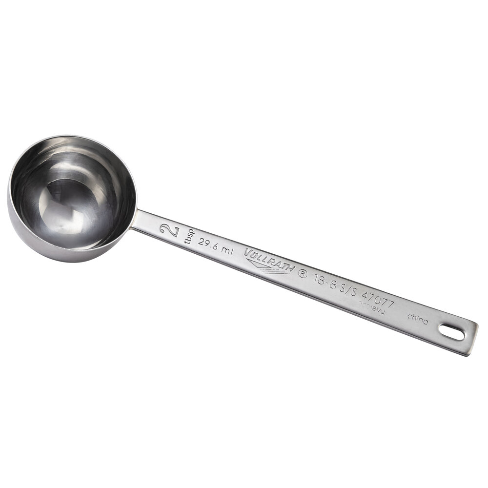 Vollrath 2 Tbsp. Stainless Steel Heavy-Duty Round Measuring Spoon