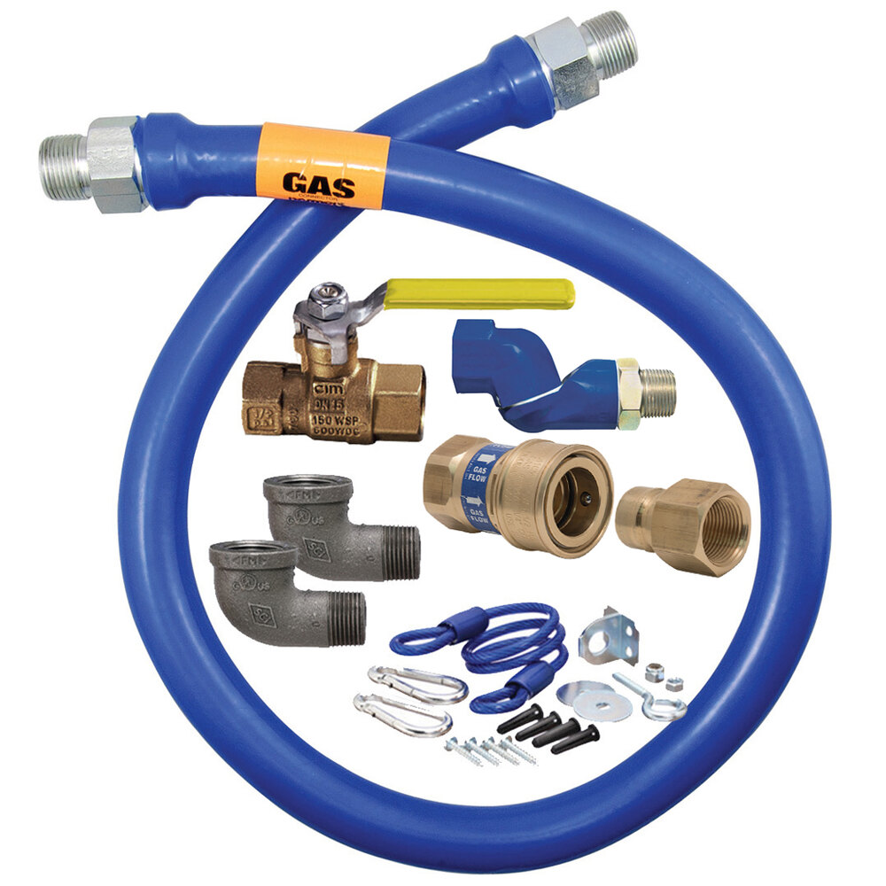 Dormont 1675KITBS48 48" Gas Connector Kit with QuickDisconnect, Swivel