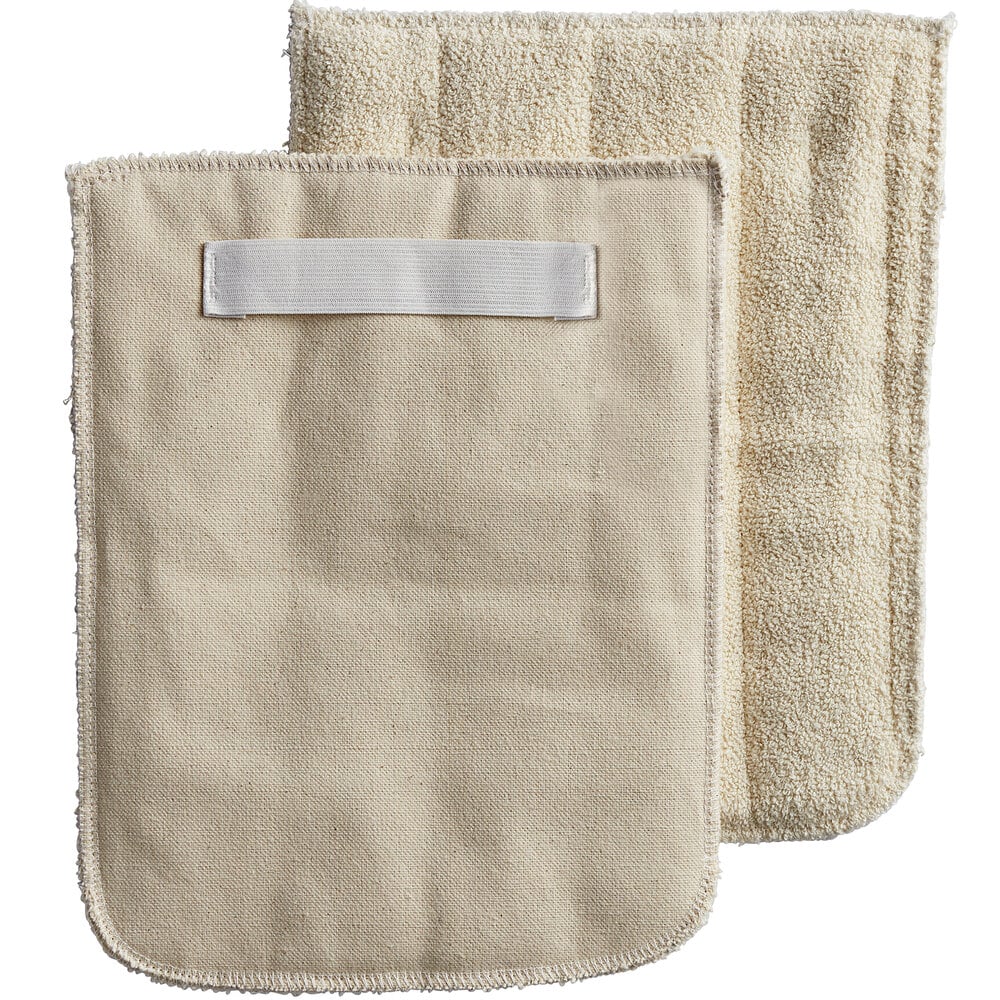 Terry Cloth Pan Grabber / Baker's Pad with Wrist Strap - 12/Pack