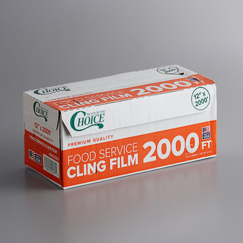 Choice 12" x 2000' Foodservice Film with Serrated Cutter