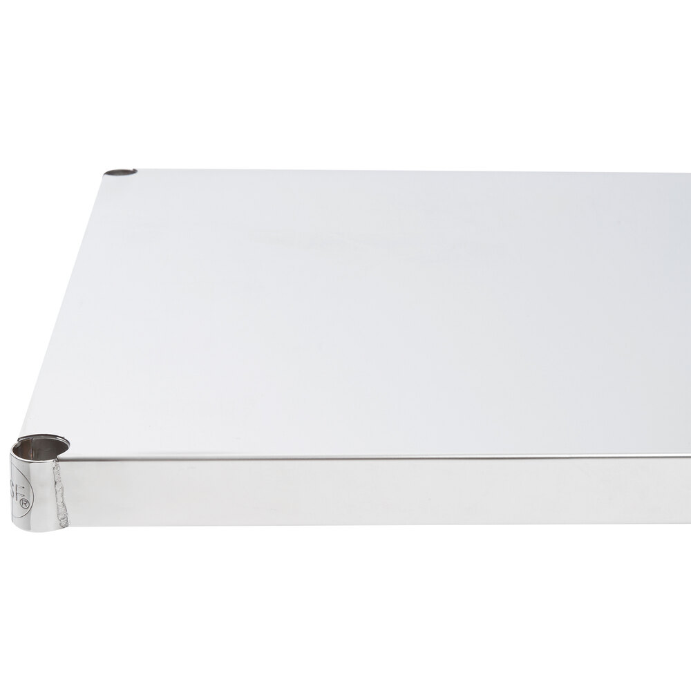 Regency 24 inch x 60 inch NSF 430 Stainless Steel Solid Shelf