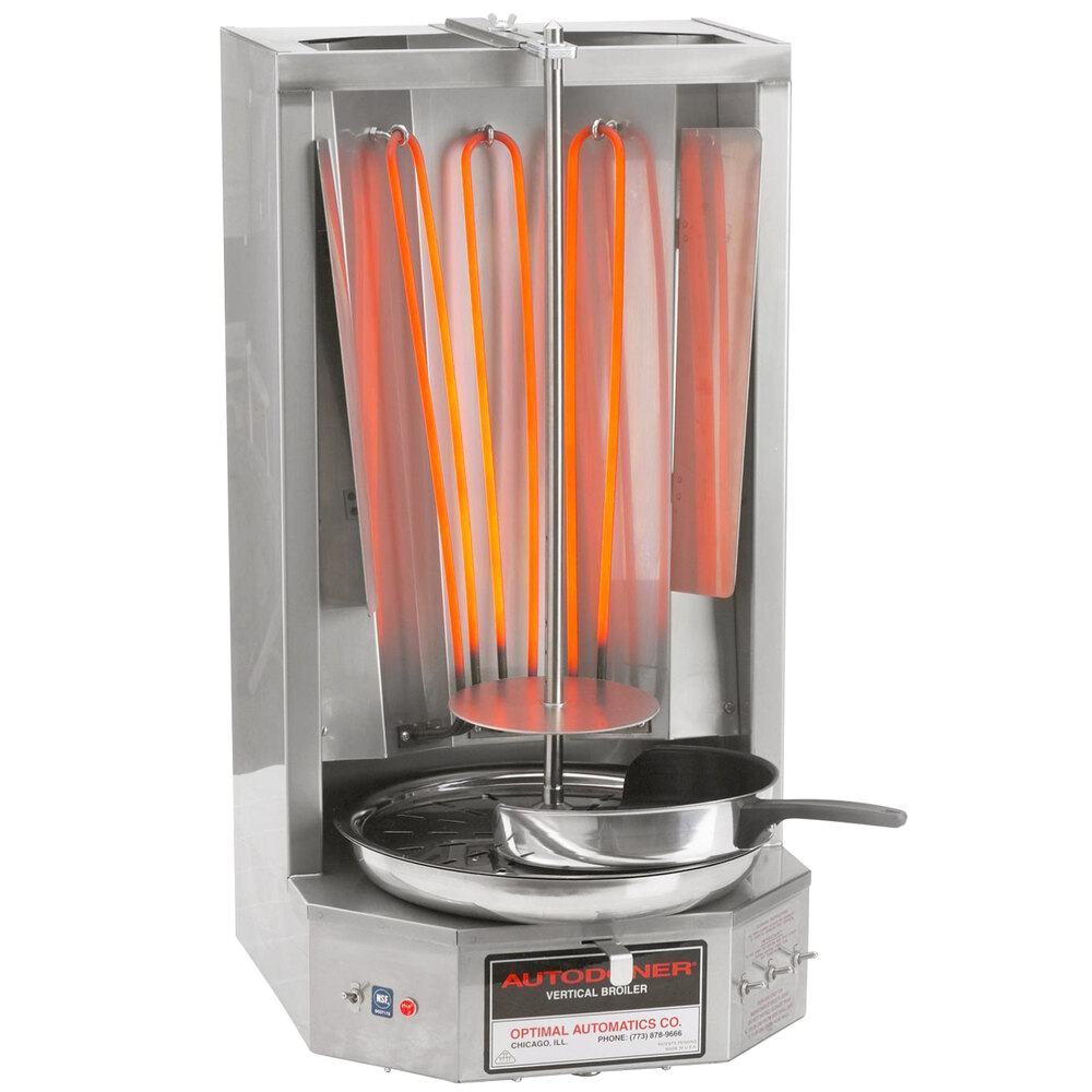 Autodoner Optimal Automatics 3PE Autodoner 65 lb. Vertical Broiler