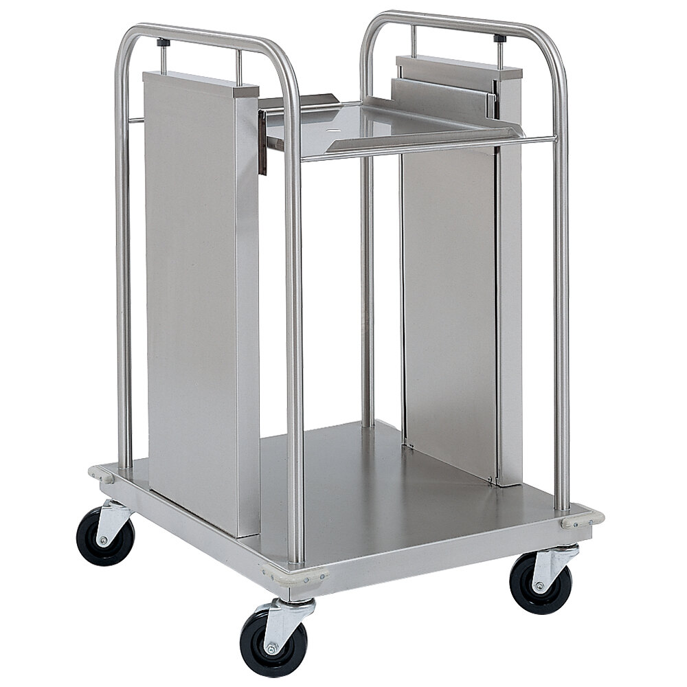 Delfield TT1014 Mobile Open Frame One Stack Tray Dispenser for 11" x