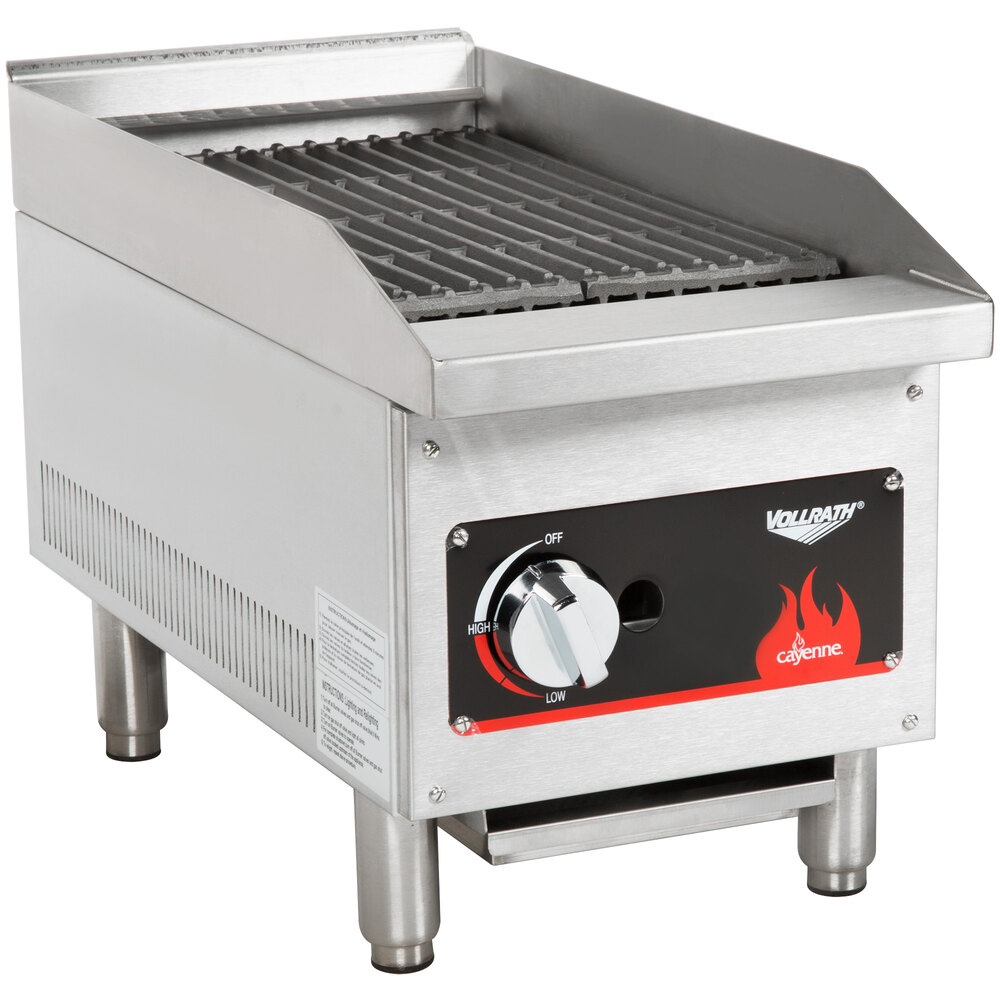 Vollrath 40728 Cayenne 12" Charbroiler Radiant / Lava Rock 28,000 BTU