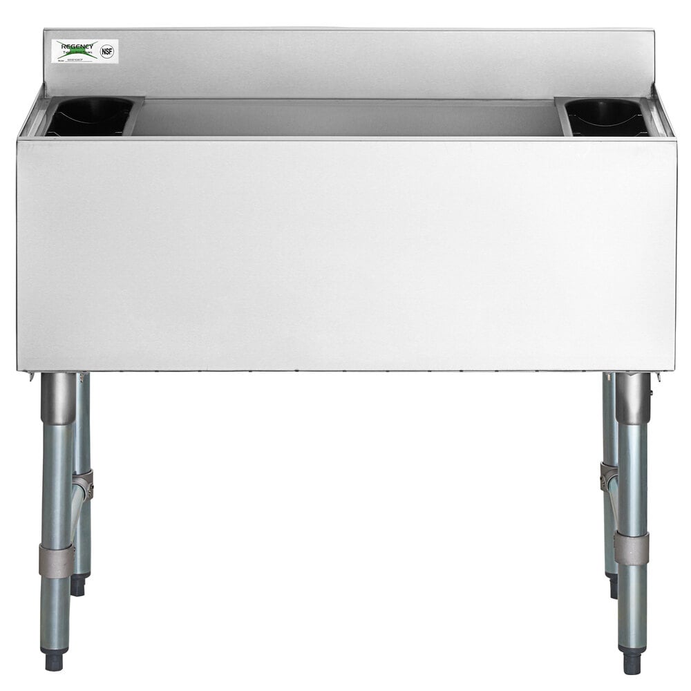 ICE CHEST 1522 DROP-IN 8 CIRCUIT POST-MIX COLD PLATE WITH LIDS 60 LBS ICE  CAPACITY - DI-1522-8, Beverage Equipment