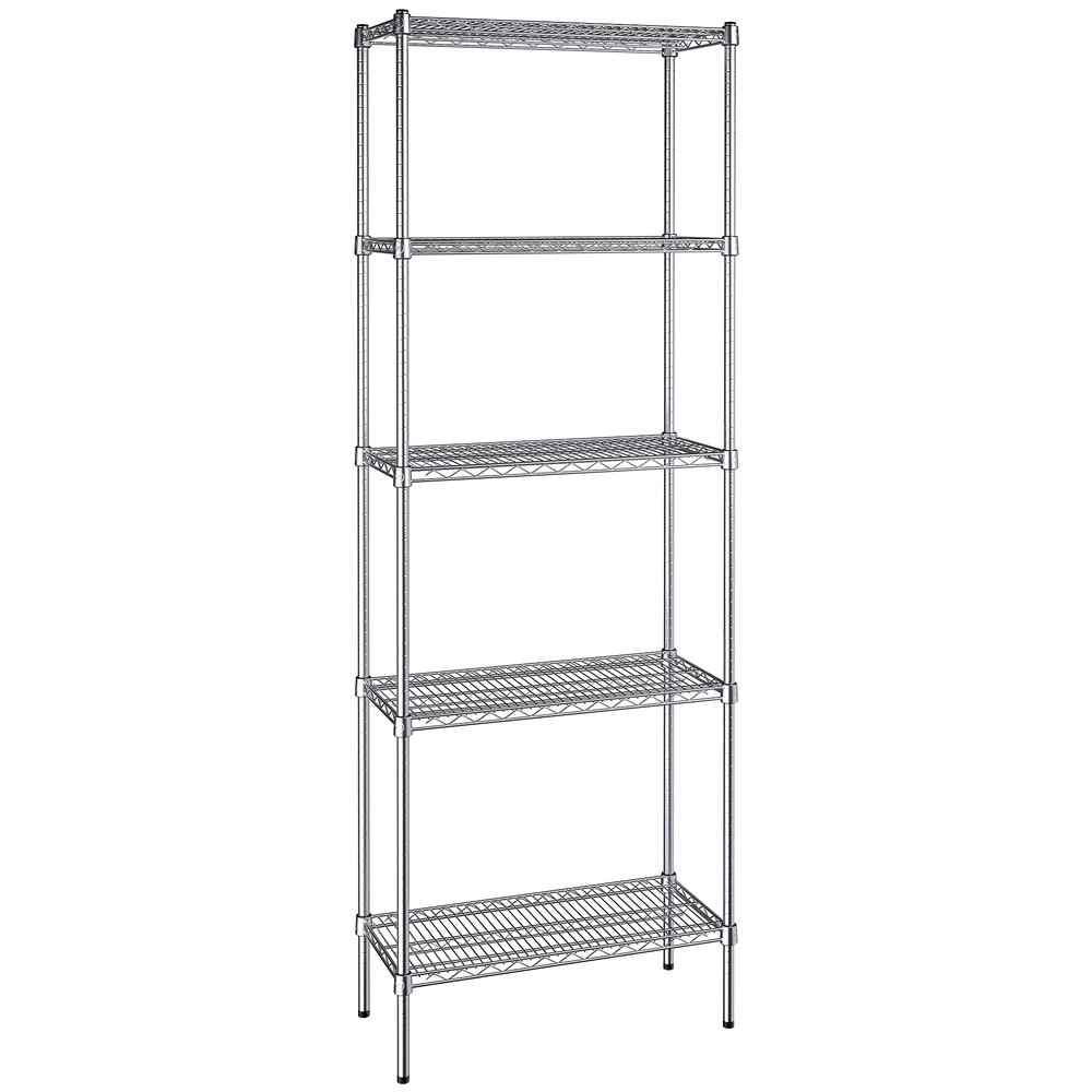 Commercial Chrome Wire Shelf Shelving Posts 86-4 Posts 