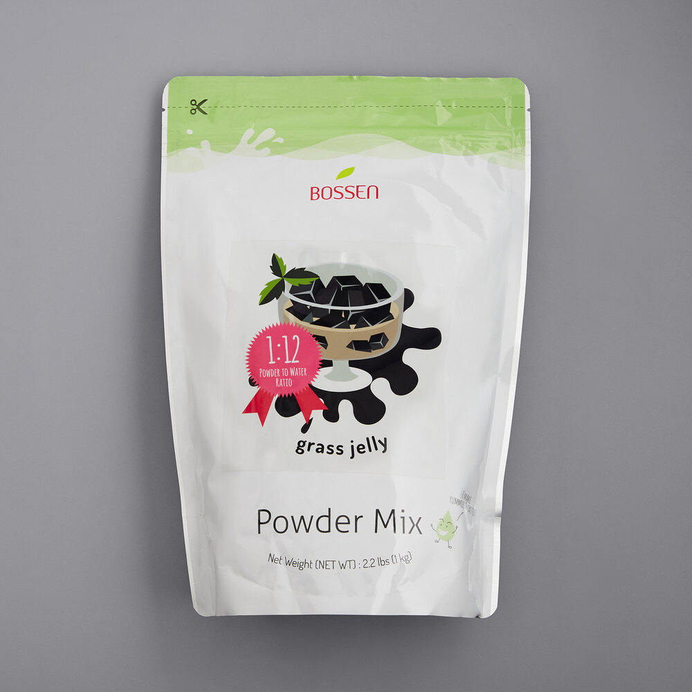 Bossen Grass Jelly Powder Mix for Tea and Other Drinks