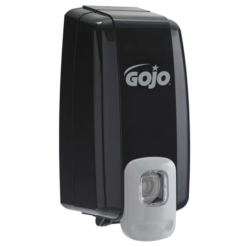 GOJO® 213506 NXT 1000 mL Black Space Saver Manual Hand Soap Dispenser