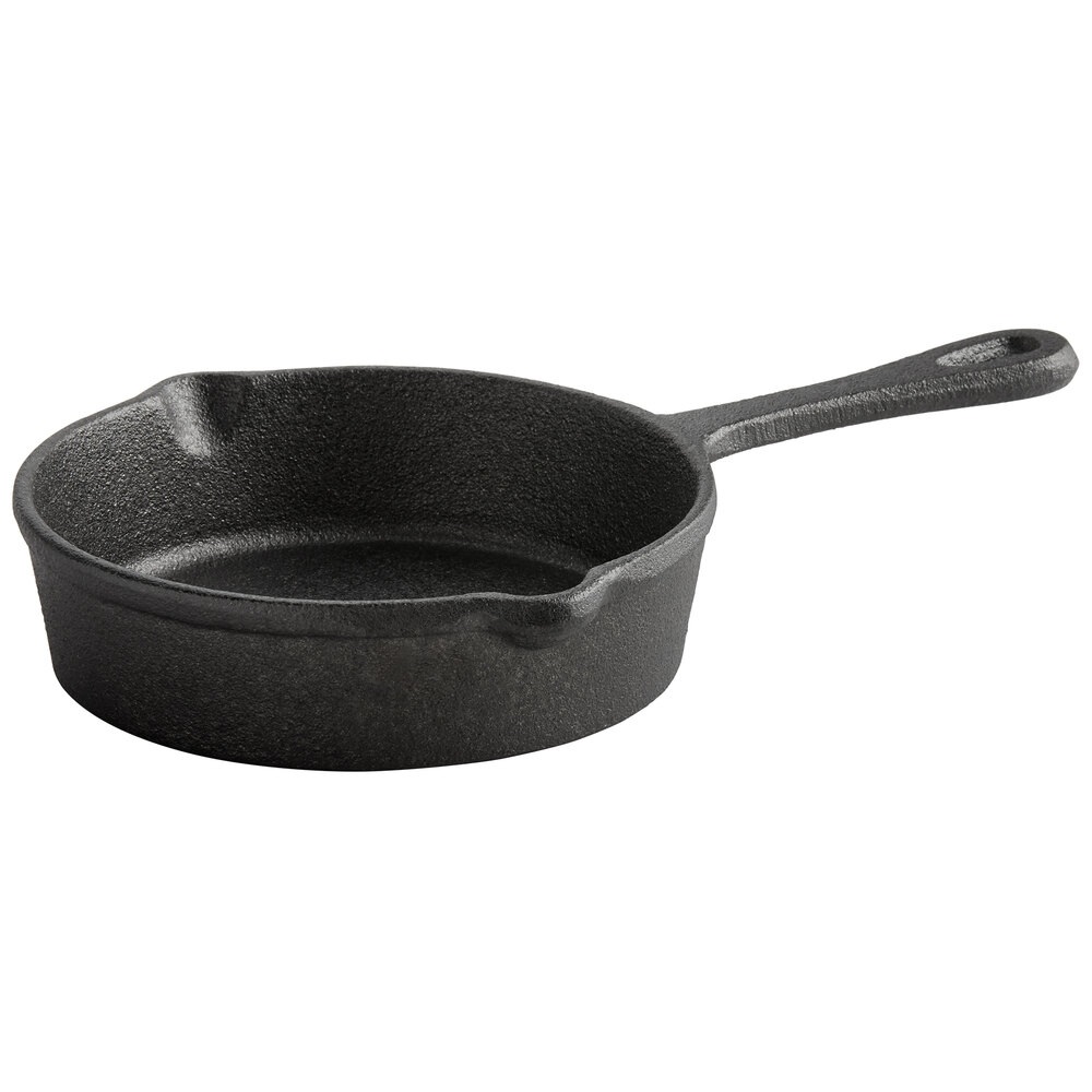 Vollrath 59737 6" PreSeasoned Mini Cast Iron Skillet