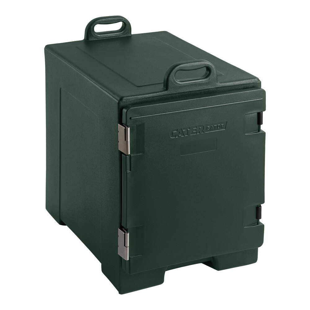 CaterGator Green Front Loading Insulated Food Pan Carrier - 5 Full-Size ...
