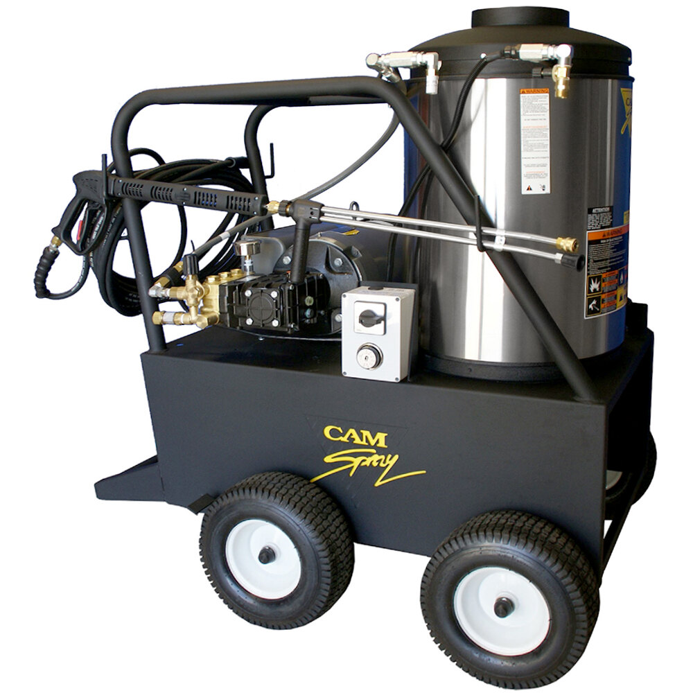 Cam Spray 3050QE Portable Electric Hot Water Pressure Washer with 50