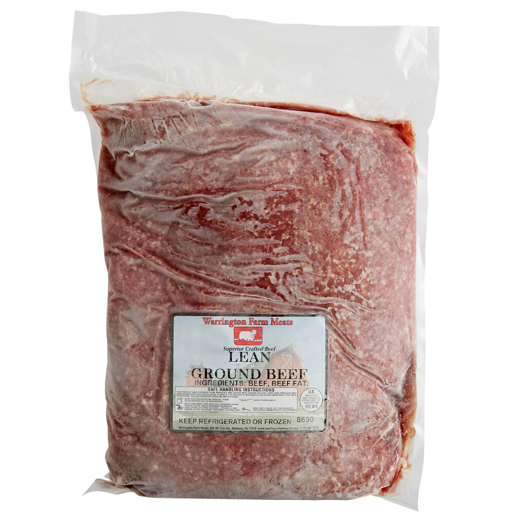 Warrington Farm Meats Frozen Extra Lean Ground Beef 95 Lean 5 Fat 5