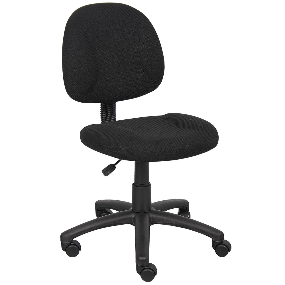 Boss B315BK Black Tweed Perfect Posture Deluxe Office Task Chair