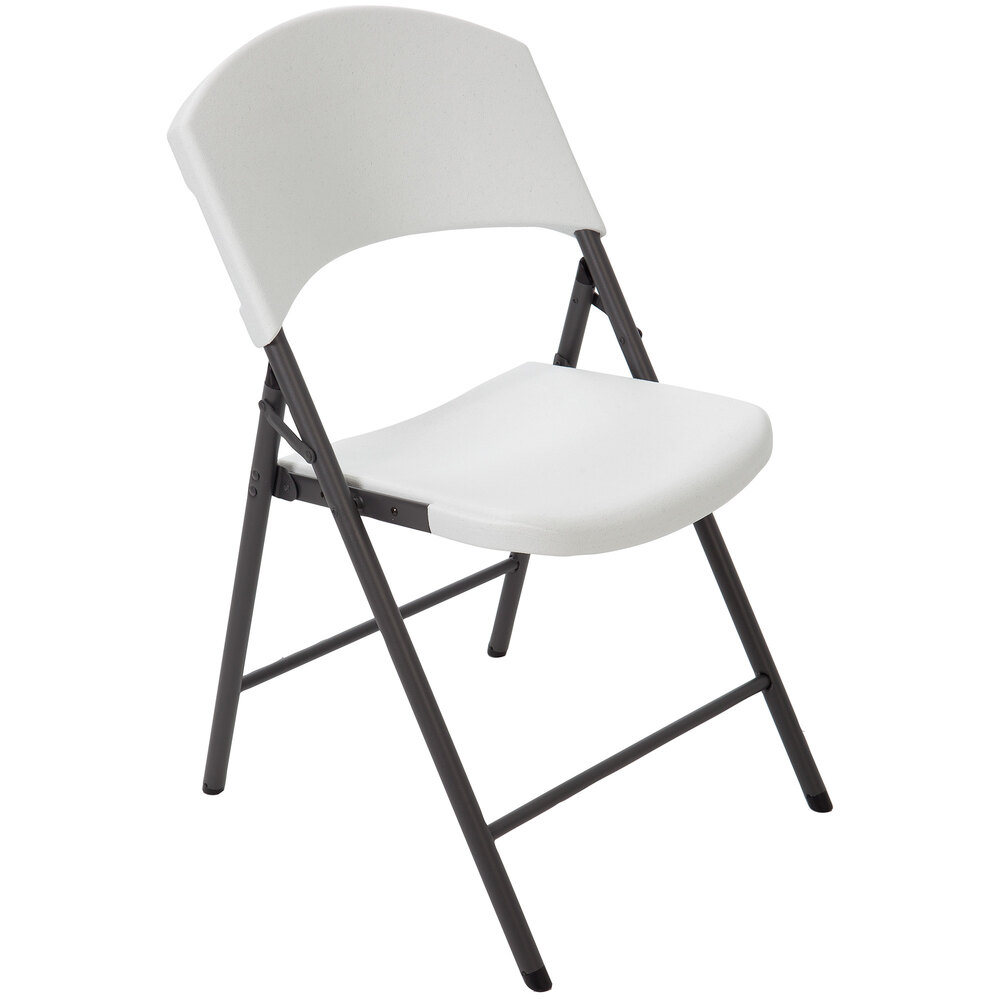 Lifetime 2810 White LightDuty Folding Chair