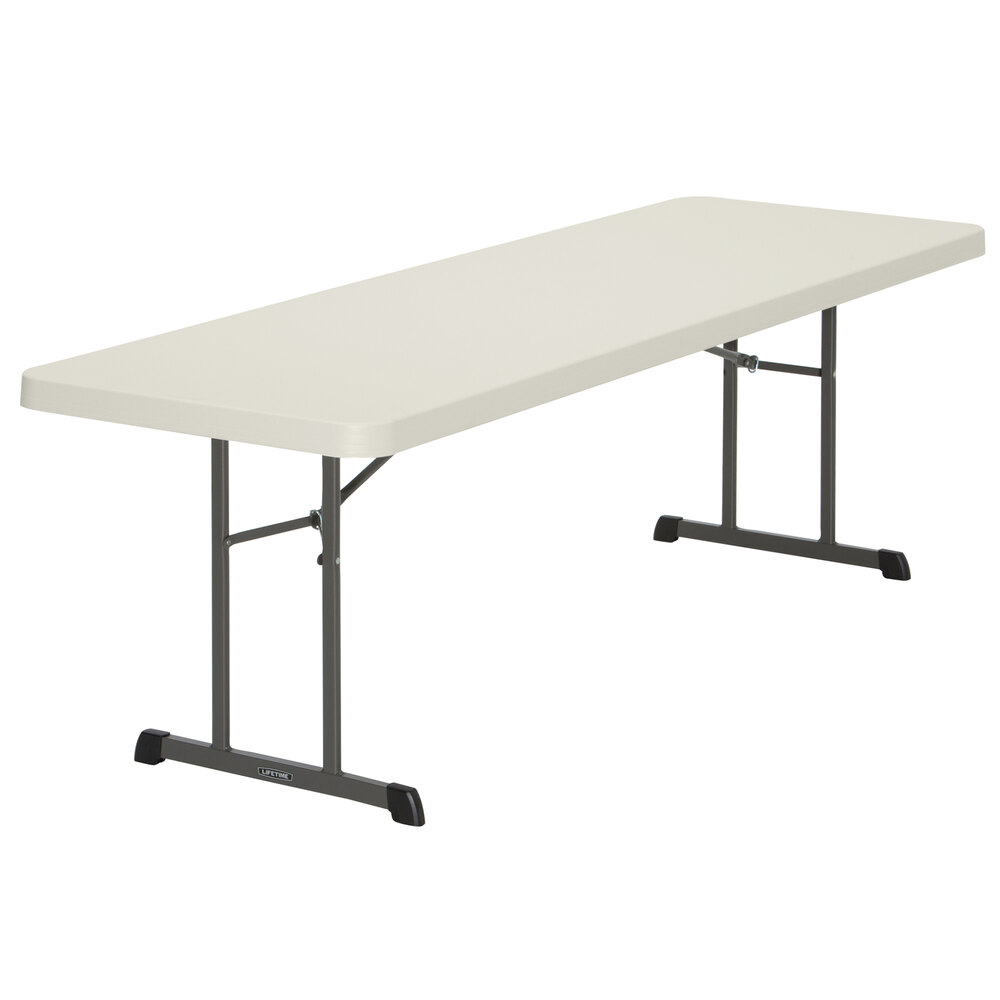 Lifetime Products Half Folding Commercial Table 122 cm x 61 cm x 91 cm –  ebuystt, image size:1000x1000