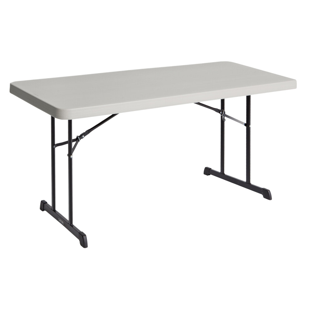 Lifetime 80126 72" x 30" Putty ProfessionalGrade Plastic Folding Table