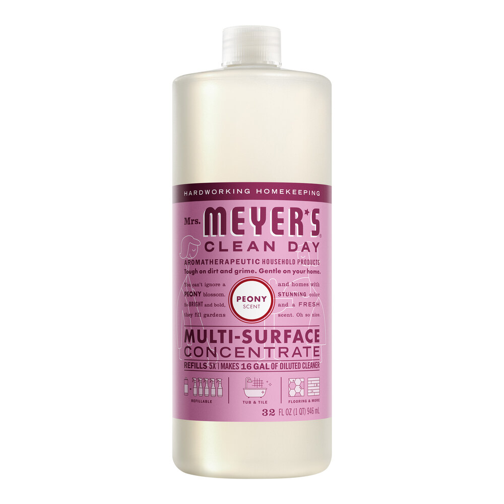 Mimsy Cleaner Mrs. Meyer's Clean Day 389616 32 fl. oz. Peony All Purpose Multi ...