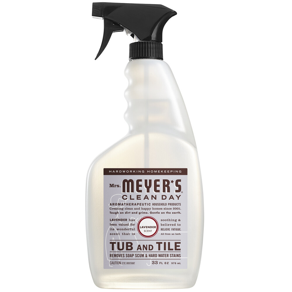 Mrs. Meyer's Clean Day 663009 33 fl. oz. Lavender Tub and Tile Cleaner