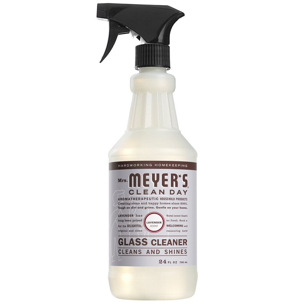 Mrs. Meyer's Clean Day 308137 24 fl. oz. Lavender Glass Cleaner 6/Case