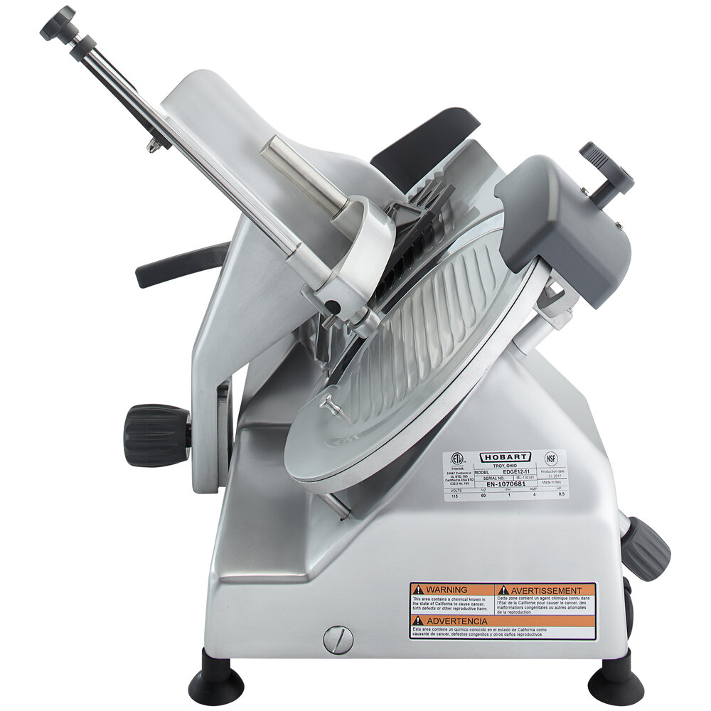 Hobart EDGE1211 Slicer (Manual , 1/2 hp)