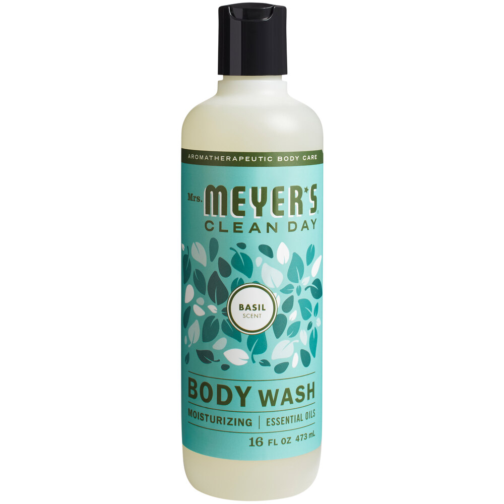 Mrs. Meyer's Clean Day 688233 16 oz. Basil Body Wash 6/Case