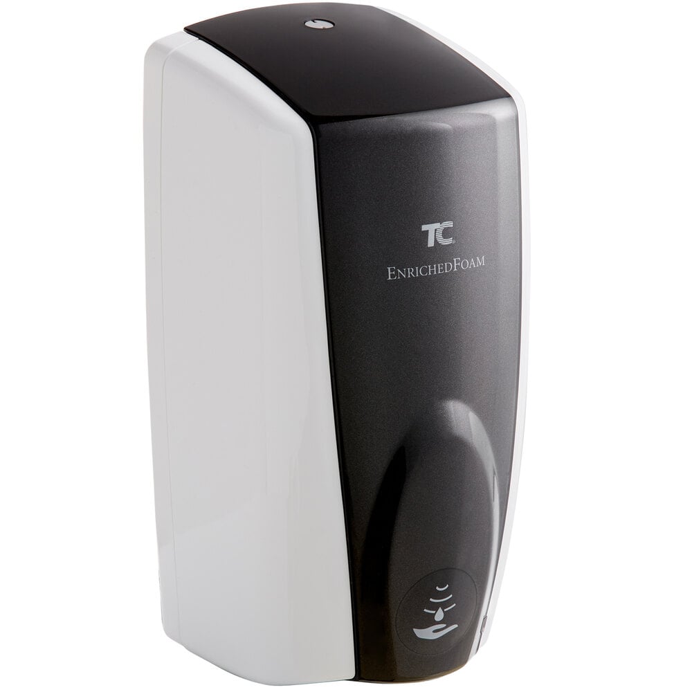 TC Rubbermaid Fg450034 Wall Mount Manual Foam Soap Black Dispenser 800ml for sale online 