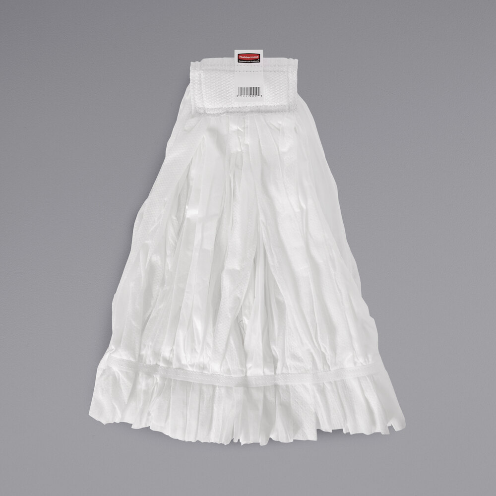 Rubbermaid 2025505 16 White Disposable Wet Mop Head with 5" Headband