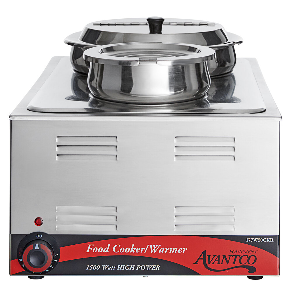 Avantco W50CKR 12" x 20" Full Size Electric Countertop Food Warmer