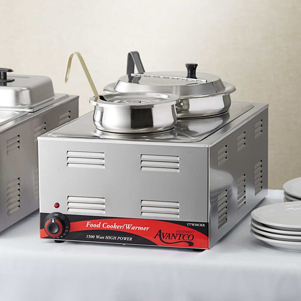 Avantco W50 12 x 20 Full Size Electric Countertop Food Warmer - 120V,  1200W