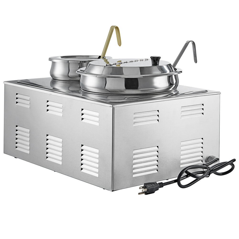 Avantco 12 x 20 Full Size Electric Angled Countertop Food Warmer