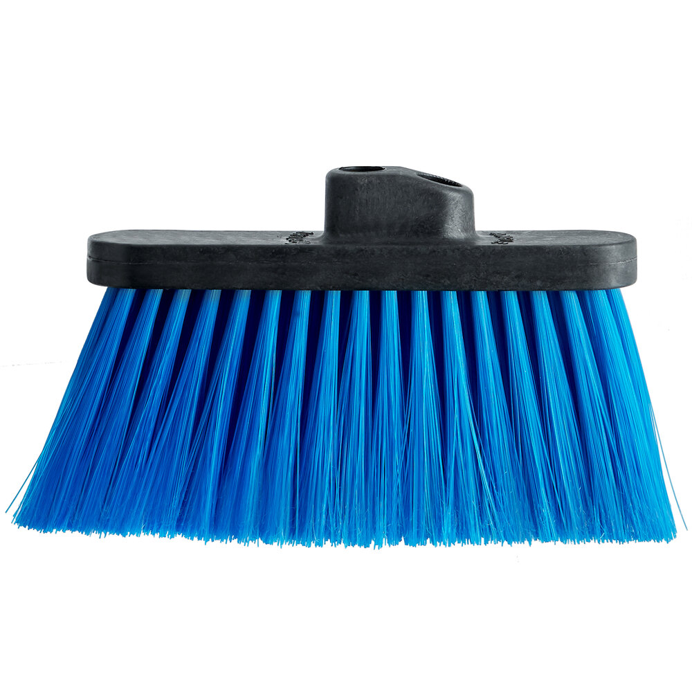 Carlisle 4685314 DuoSweep 11" Light Industrial Broom Head with Blue Flagged Bristles