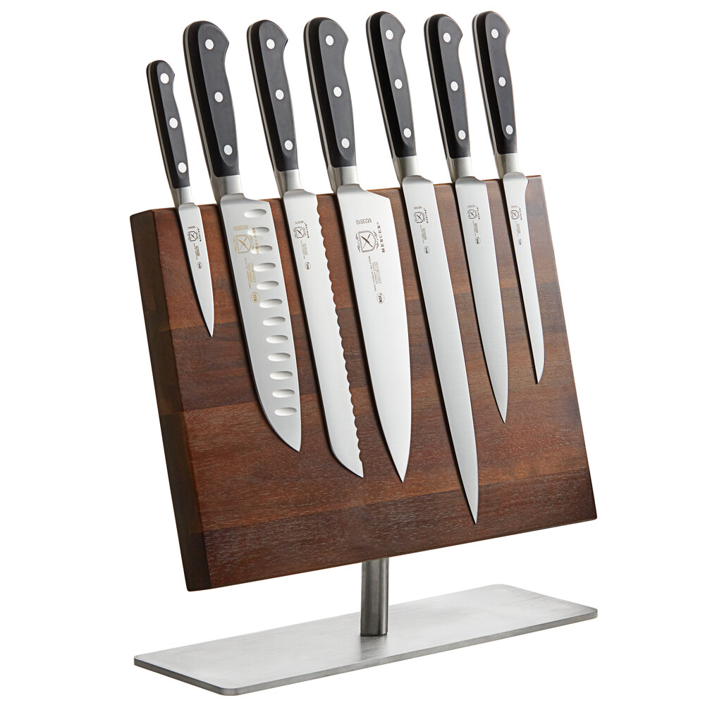 Mercer Culinary M21941 Renaissance® 8Piece Knife Set and Acacia