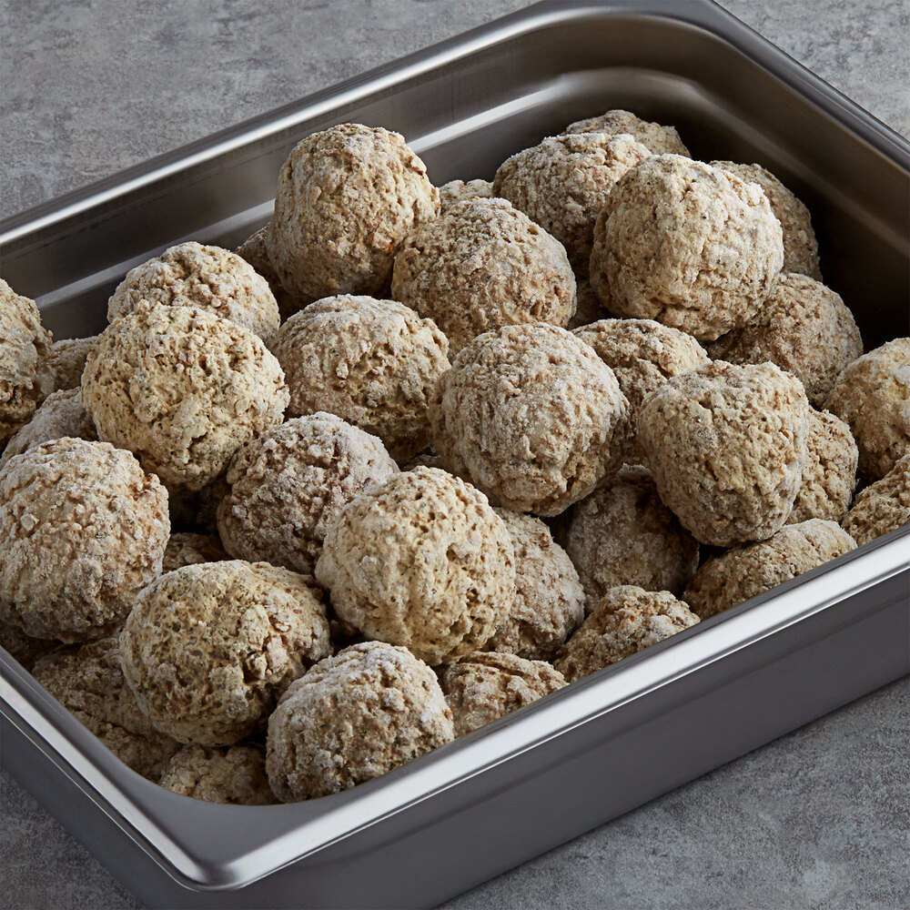 Devault Foods 2 oz. IQF Mild Meatballs (10 lb. Bulk Case)