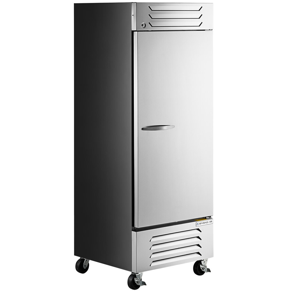 BeverageAir SR1HC1S Slate Series 30" Solid Door ReachIn Refrigerator
