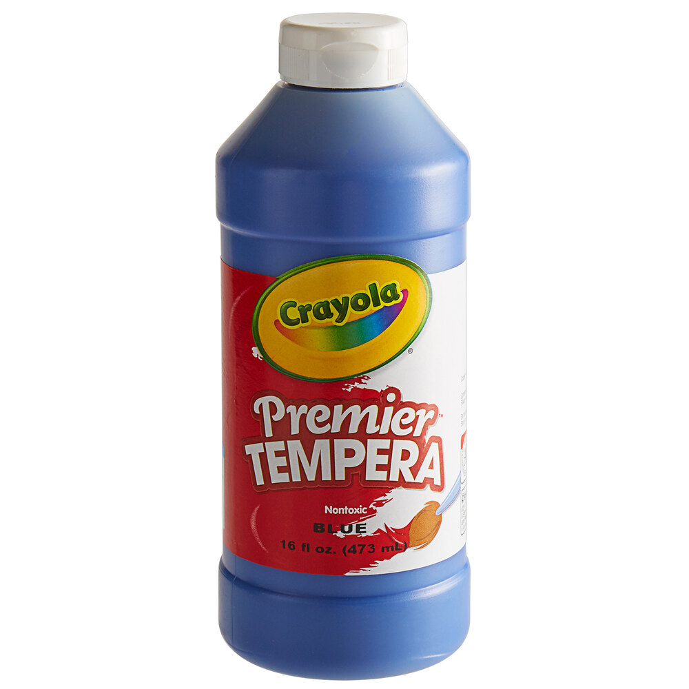 Crayola 541216042 Premier 16 fl. oz. Blue Tempera Paint