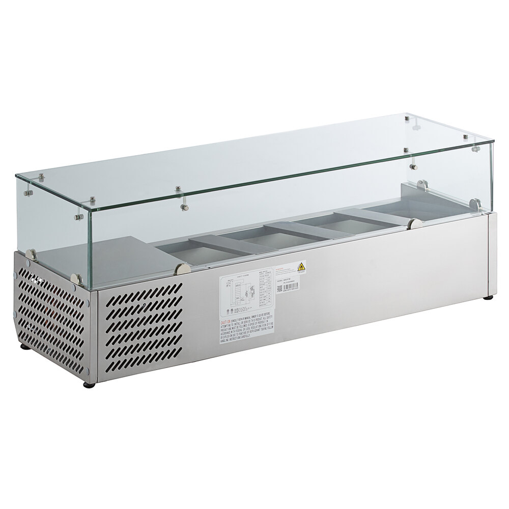 Avantco CPT-48 47 Countertop Refrigerated Prep Rail