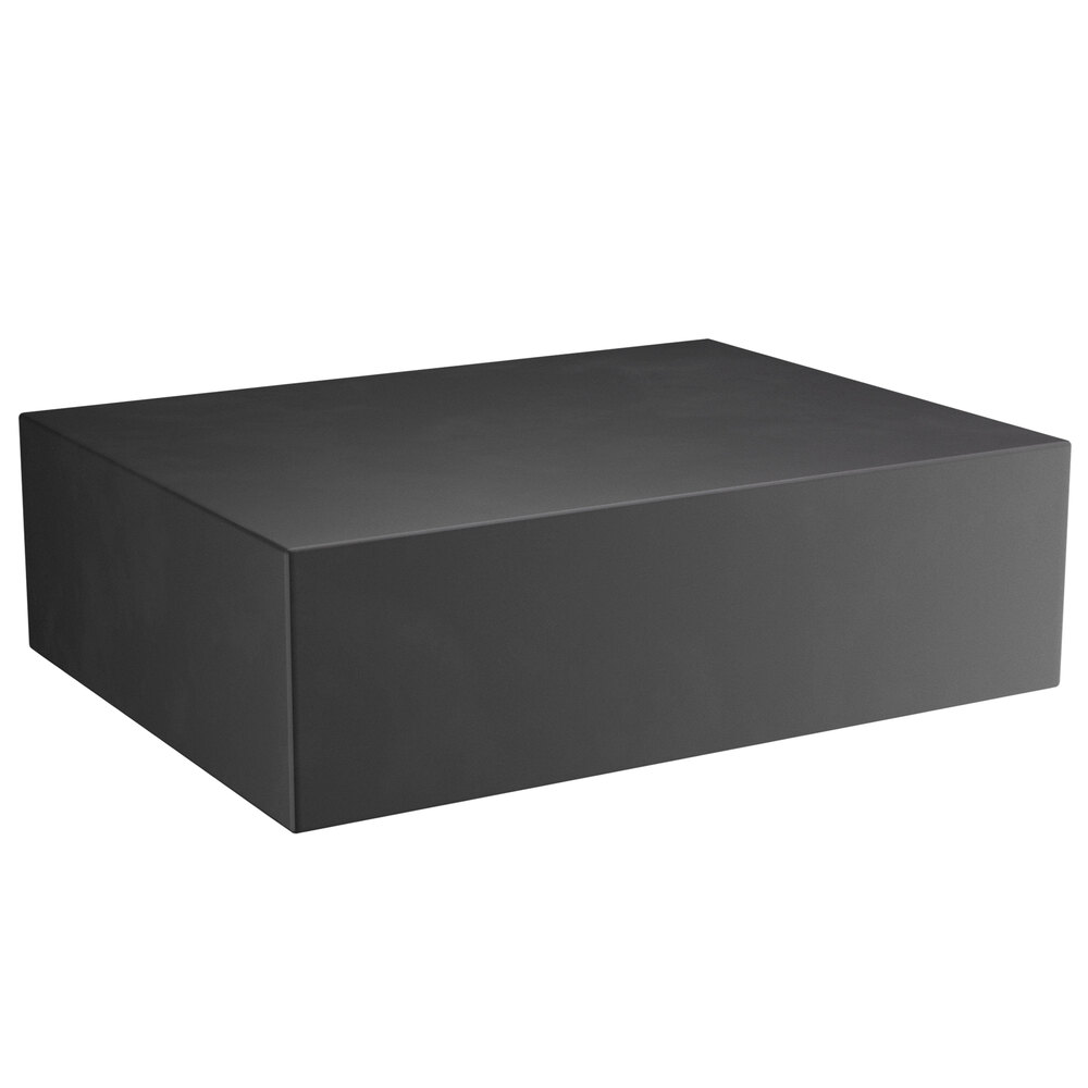 Regency 21 inch x 16 inch x 6 inch Black Plastic End Cap / Spot Merchandiser - 1000 lb. Capacity
